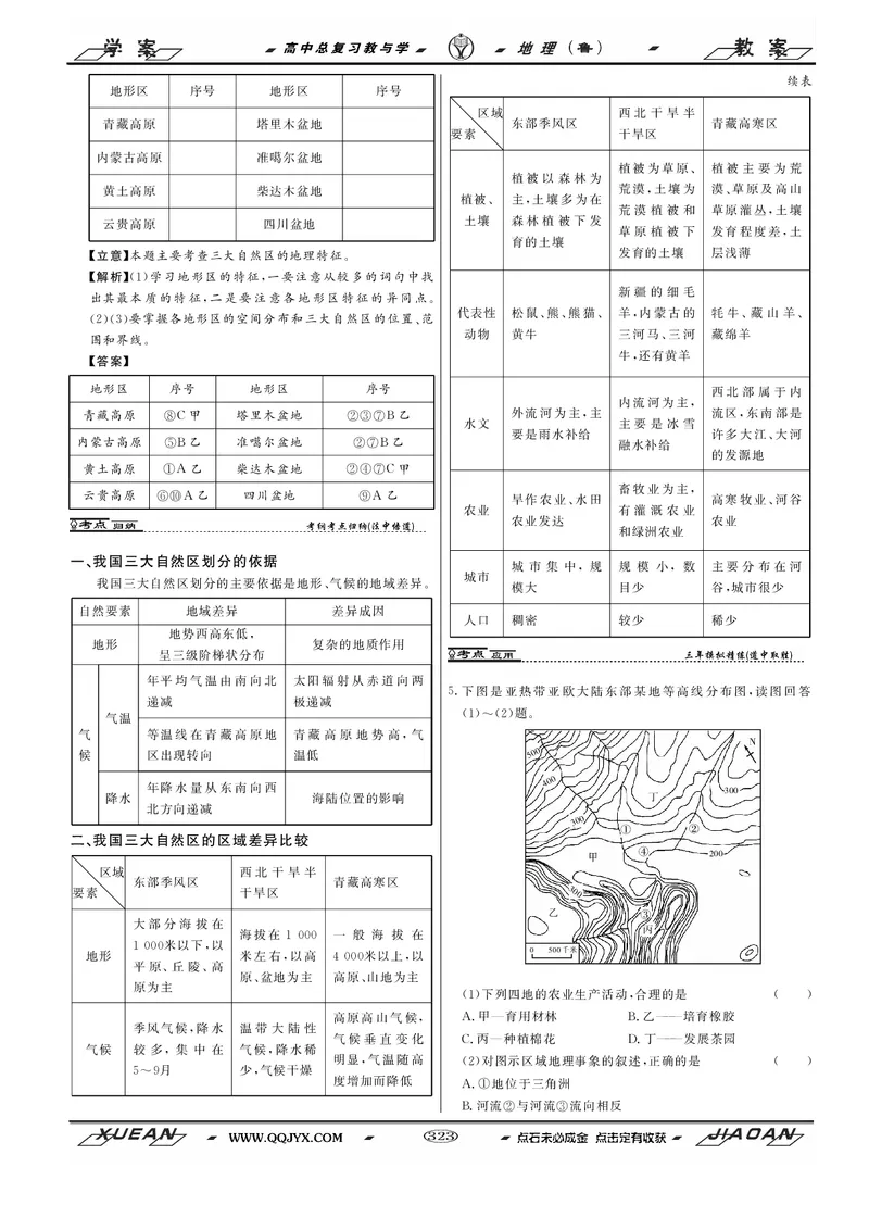 第16单元区域地理环境与人类活动教案_新高考复习资料_2022年新高考复习资料_2022届一轮复习讲练结合7.13更新_系列二_第16单元区域地理环境与人类活动