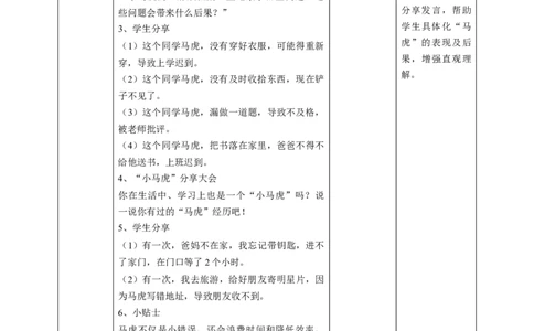 2《做事要仔细》第一课时（教学设计）_26新一年级道法下册（统编版）_核心素养教案