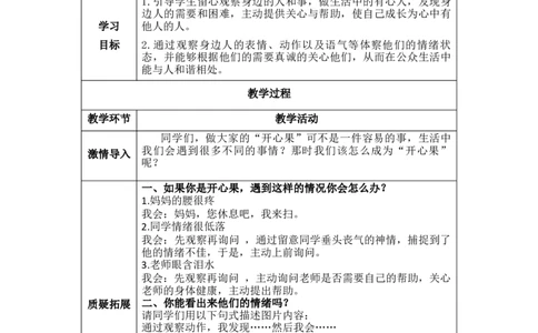 3.2这时我要怎么办（教学设计）-（统编版）(1)_26新二年级道法下册（统编版）_版本二_教学设计_教案（配套有动画推荐）