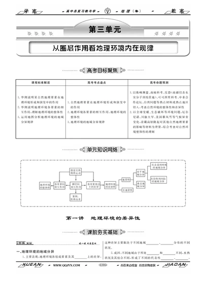 第4单元从圈层作用看地理环境内在规律教案_新高考复习资料_2022年新高考复习资料_2022届一轮复习讲练结合7.13更新_系列二_第4单元从圈层作用看地理环境内在规律