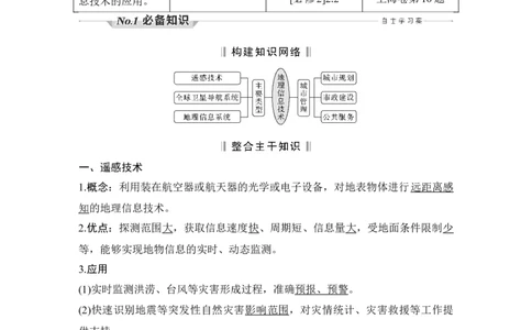 第24讲　地理信息技术的应用_新高考复习资料_2022年新高考复习资料_2022届新高考讲义+课件_2022版高三地理总复习专用（新高考-人教版-新教材）Word讲义_第一部分自然地理