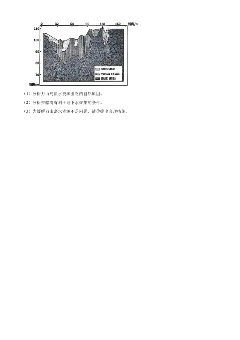 广东省惠州市2024-2025学年高一上学期期末质量检测地理试卷Word版无答案_2025年02月试卷_0221广东省惠州市2024-2025学年高一上学期期末考试
