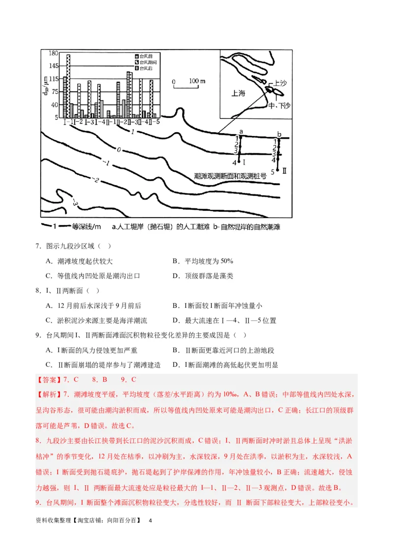 热点专项07台风（解析版）_新高考复习资料_2024年新高考复习资料_一轮复习资料_完2024年高考地理一轮复习考点通关卷（新高考）_热点专项