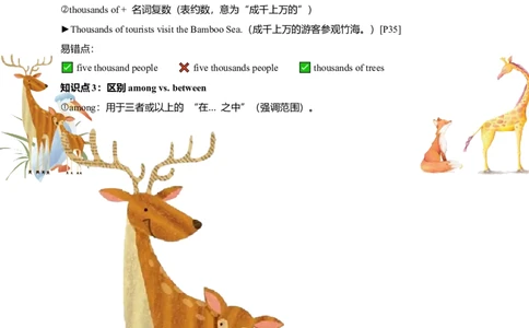 讲义Unit4AmazingPlantsandAnimalsSectionA(单词+短语+句子+知识点+习题)_最新人教版英语八年级上册_新版_初中英语8上新更新第三套可选择_08讲义+单元复习课件