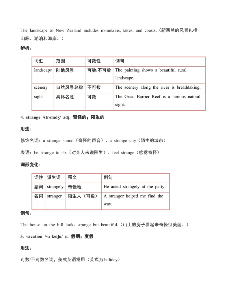第08讲unit1HappyHolidaySectionA（原卷版）暑假自学课2025年新八年级上册人教版（2024）英语_最新人教版英语八年级上册_新版_初中英语8上新更新第三套可选择_18暑假自学