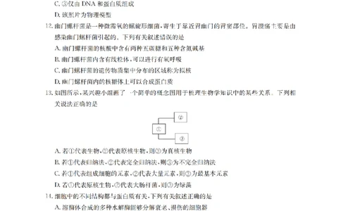 山西省三晋联盟山西名校2025-2026学年高一上学期11月期中联合考试（26-126A）生物_2025年12月高一试卷