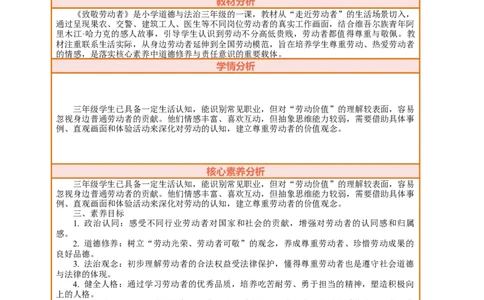 4.1《致敬劳动者&mdash;&mdash;走近劳动者》教案设计_26新三年级道法下册（统编版）_版本一_部编版道德与法治3下_2026春新版_第三套wu_第二单元劳动最光荣课件+教案+视频素材