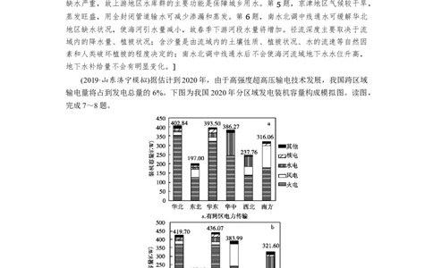 第15章第1讲资源的跨区域调配&mdash;&mdash;以我国西气东输为例作业_新高考复习资料_2022年新高考复习资料_2022届一轮复习讲练结合7.13更新_系列一_第15章　区际联系与区域协调发展