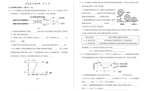 山东省滨州市2024-2025学年高一上学期1月期末生物试题_2025年02月试卷_0213山东省滨州市2024-2025学年高一上学期1月期末考试