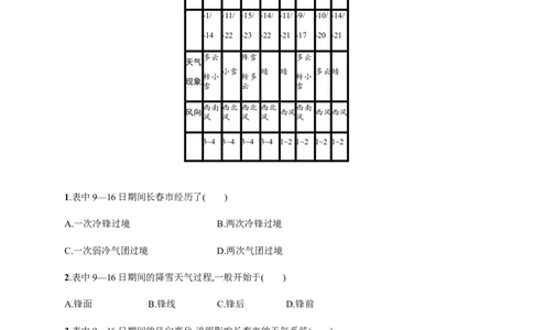 第3单元第4讲常见天气系统作业_新高考复习资料_2022年新高考复习资料_2022届一轮复习讲练结合7.13更新_系列二_第3单元从地球圈层看地理环境_第3单元第4讲常见天气系统