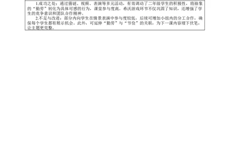 9.1《勤俭传家好&mdash;&mdash;勤劳创造幸福生活做个勤劳的人》教案设计(1)(1)_26新二年级道法下册（统编版）_版本一_部编版道德与法治2下_2026春新版_第一套_9.1《勤俭传家好》