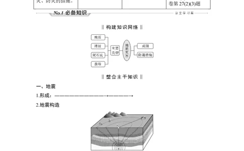 第23讲　地质灾害_新高考复习资料_2022年新高考复习资料_2022届新高考讲义+课件_2022版高三地理总复习专用（新高考-人教版-新教材）Word讲义_第一部分自然地理
