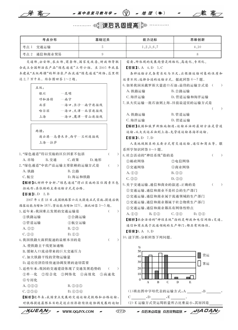第9单元人类活动的地域联系教案_新高考复习资料_2022年新高考复习资料_2022届一轮复习讲练结合7.13更新_系列二_第9单元人类活动的地域联系