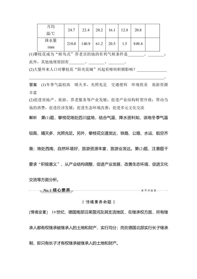 淘宝店：品优教学第25讲　人口分布和人口迁移_新高考复习资料_2022年新高考复习资料_2022届新高考讲义+课件_2022版高三地理总复习专用（新高考-人教版-新教材）Word讲义