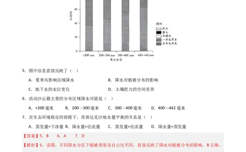热点突破06（二）水量平衡-2025年高考地理一轮复习考点通关卷（新高考通用）（解析版）_新高考复习资料_2025年新高考资料_2025年高考地理一轮复习考点通关卷（新高考通用）