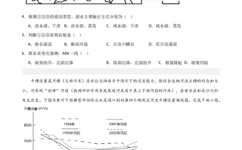 热点专项04（一）河流水文特征（原卷版）_新高考复习资料_2024年新高考复习资料_一轮复习资料_完2024年高考地理一轮复习考点通关卷（新高考）_热点专项