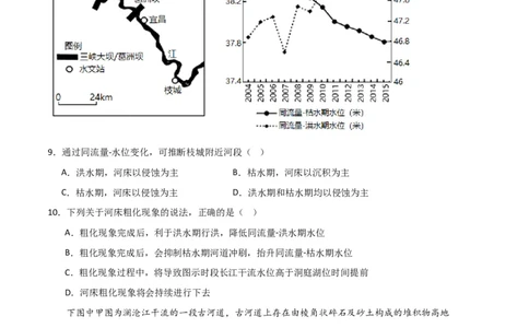 热点专项04（一）河流水文特征（原卷版）_新高考复习资料_2024年新高考复习资料_一轮复习资料_完2024年高考地理一轮复习考点通关卷（新高考）_热点专项