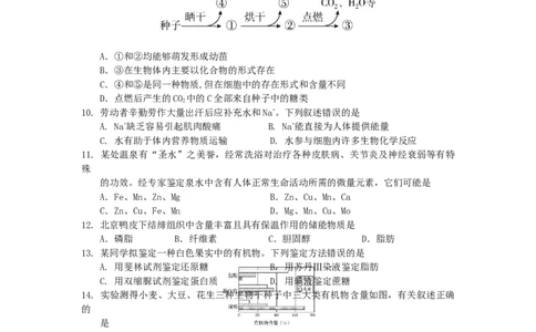 广东省深圳市2025-2026学年高一上学期10月期中多校联考生物试卷_2025年11月高一试卷_251106广东省多校联考2025-2026学年高一上学期10月阶段联考（全）