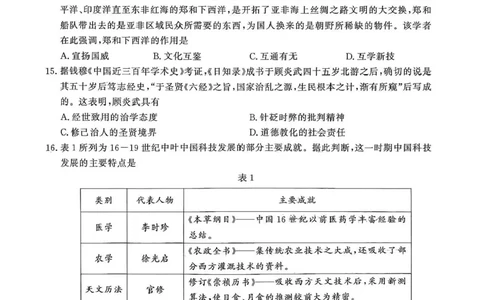 山东省聊城市2025-2026学年高一上学期期中教学质量检测历史试题含答案_2025年12月高一试卷_251211山东省聊城市2025-2026学年高一上学期11月期中（全）