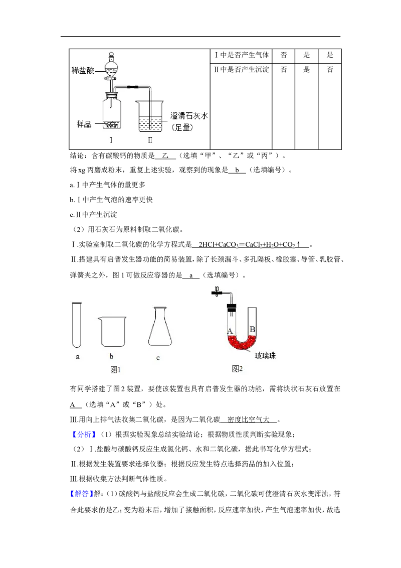 2020-2021学年上海市黄浦区九年级（上）期末化学试卷（一模）_0122026上海中考一模二模真题试卷_2025-2012年_5.上海中考化学一模二模（12-24）_一模_2021年上海市中考化学一模试卷（14份）