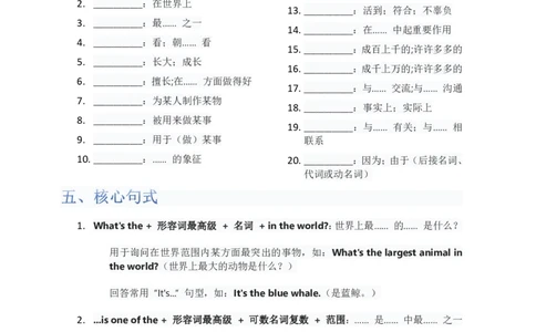 单元知识清单Unit4默写版_最新人教版英语八年级上册_新版_初中英语8上新更新第三套可选择_06知识清单_单元知识清单PDF
