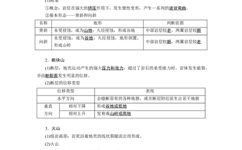 第4章第2讲山地的形成教案_新高考复习资料_2022年新高考复习资料_2022届一轮复习讲练结合7.13更新_系列一_第4章　地表形态的塑造_第4章第2讲山地的形成