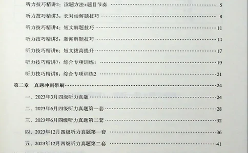 听力_❤️2025年6月四六级新_2025年06月4级VIP全程（自动更新，与分享时间无关）_2025年06月4级VIP全程（自动更新，与分享时间无关）_03.东方四级全程班陈志超_00.讲义_00.扫描讲义