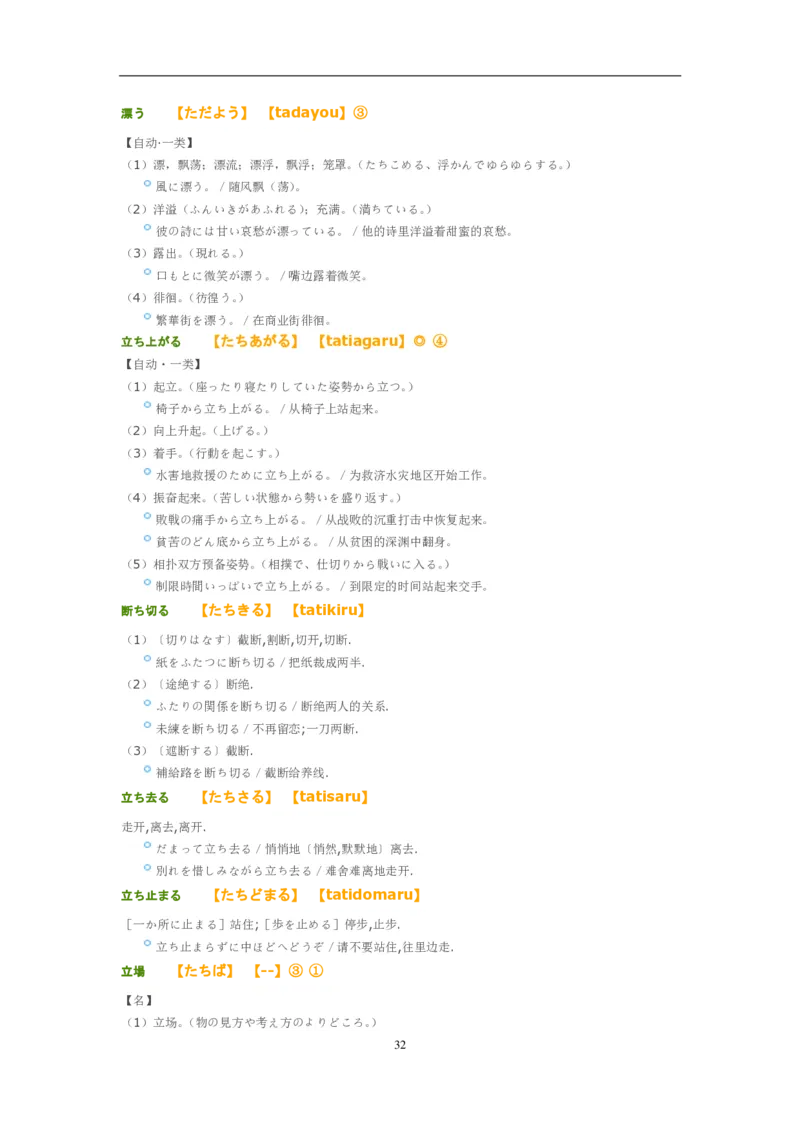 考研日语大纲7000词汇解析_203考研（日语）历年真题资料_203日语-复习资料