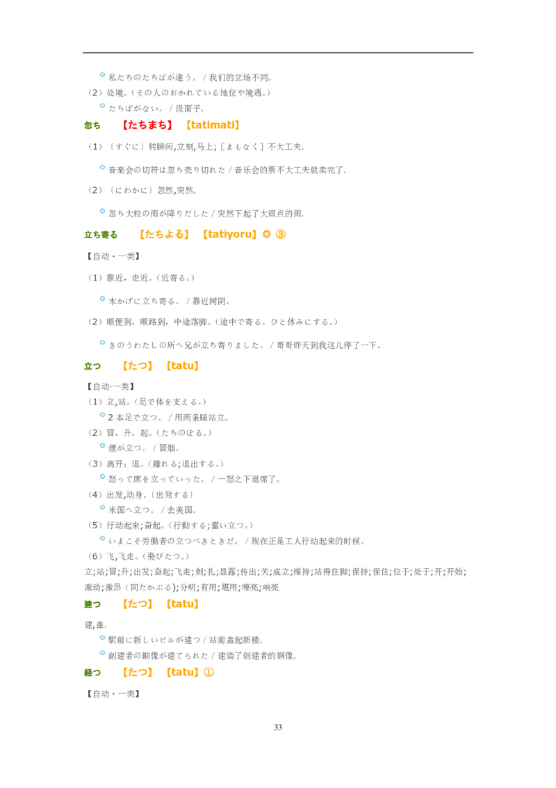 考研日语大纲7000词汇解析_203考研（日语）历年真题资料_203日语-复习资料