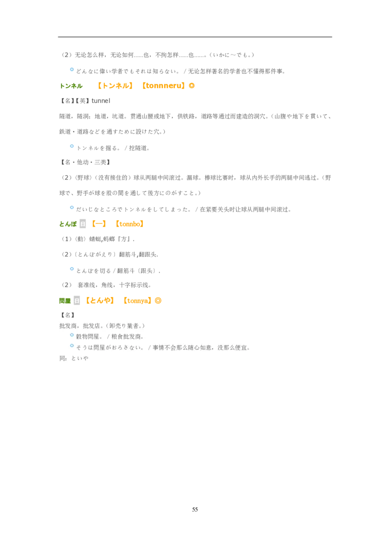 考研日语大纲7000词汇解析_203考研（日语）历年真题资料_203日语-复习资料