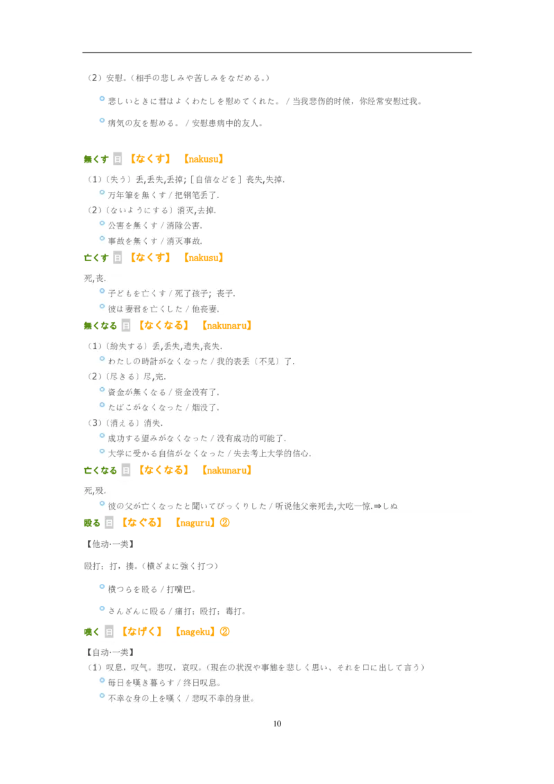 考研日语大纲7000词汇解析_203考研（日语）历年真题资料_203日语-复习资料