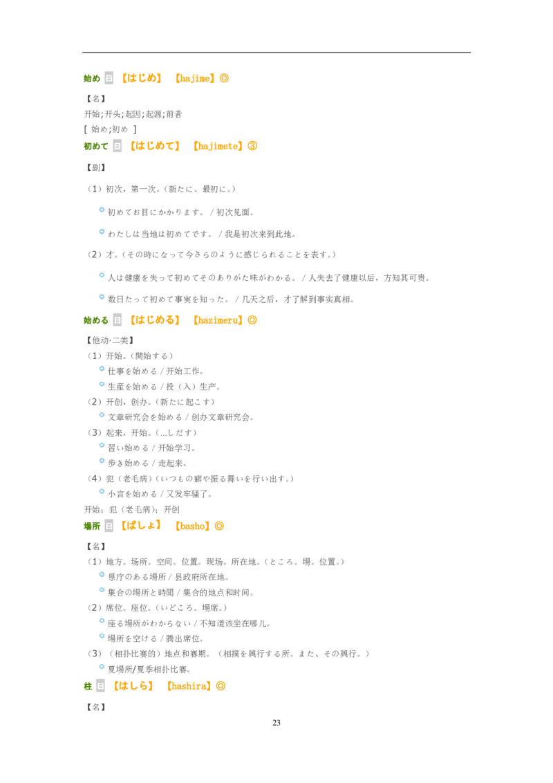 考研日语大纲7000词汇解析_203考研（日语）历年真题资料_203日语-复习资料