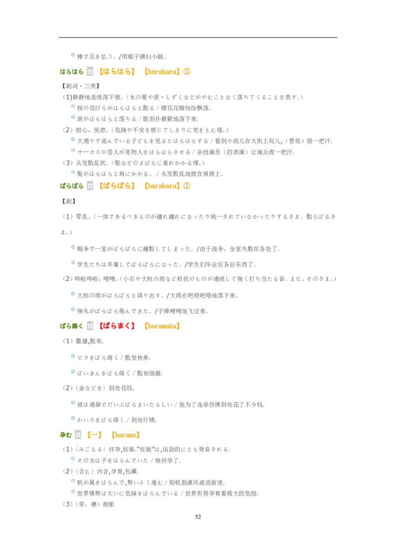 考研日语大纲7000词汇解析_203考研（日语）历年真题资料_203日语-复习资料