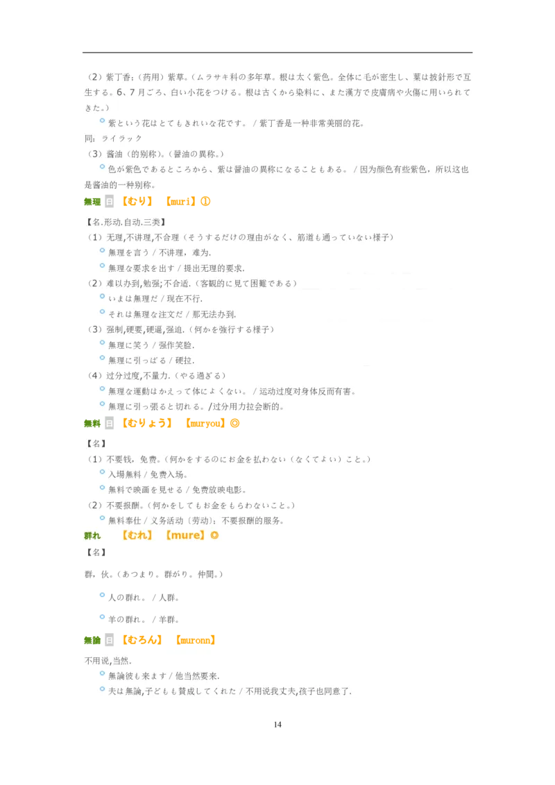 考研日语大纲7000词汇解析_203考研（日语）历年真题资料_203日语-复习资料