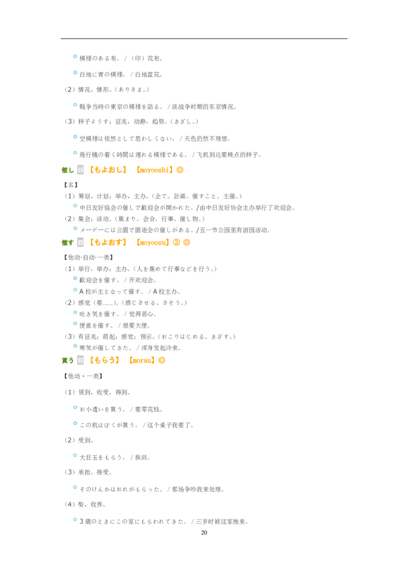 考研日语大纲7000词汇解析_203考研（日语）历年真题资料_203日语-复习资料