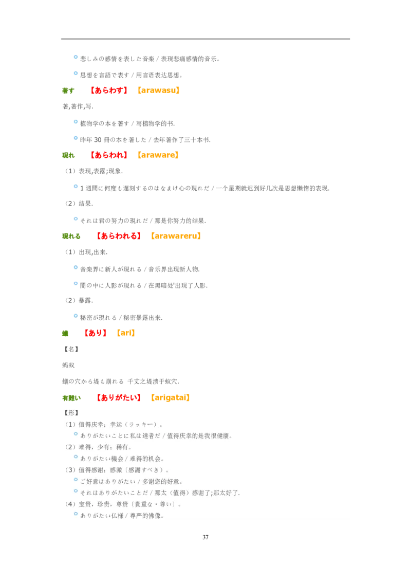 考研日语大纲7000词汇解析_203考研（日语）历年真题资料_203日语-复习资料