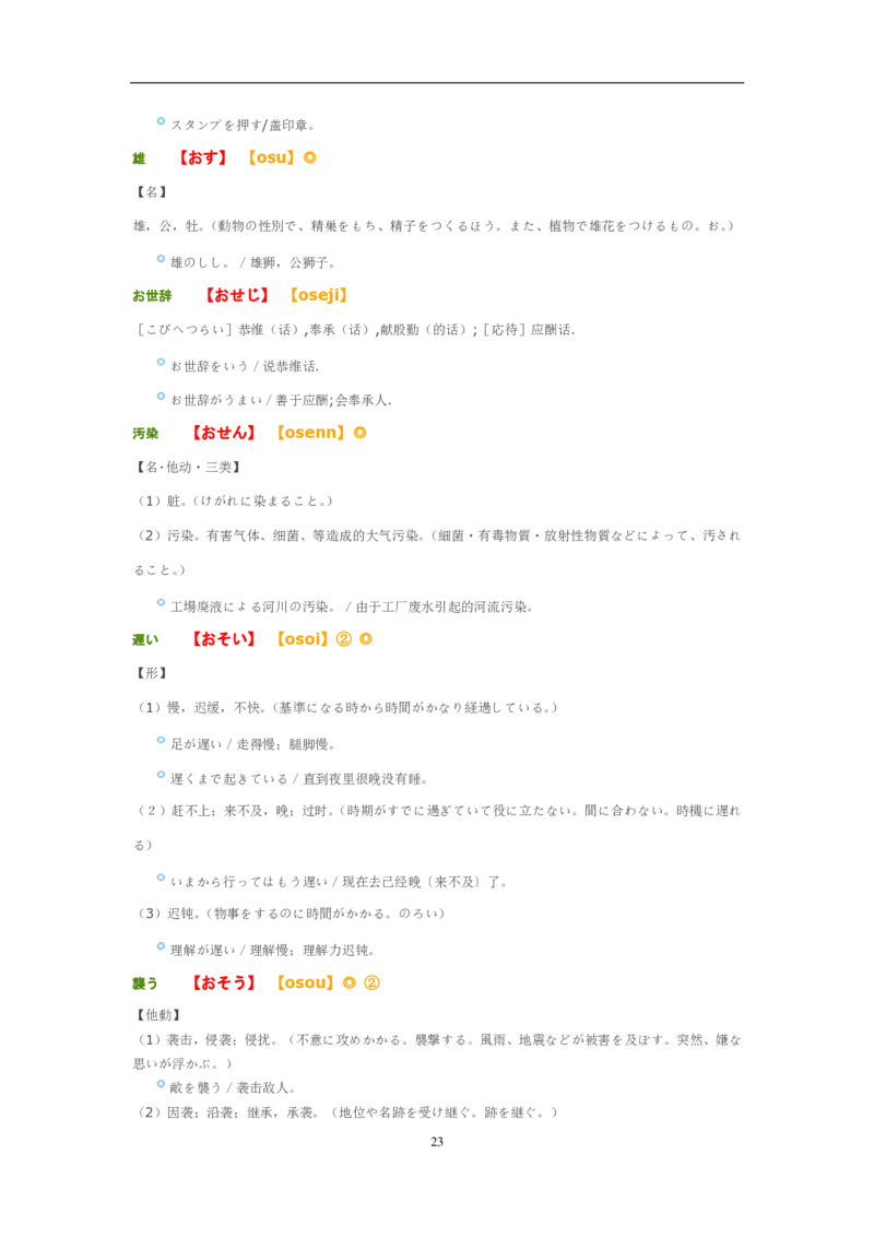 考研日语大纲7000词汇解析_203考研（日语）历年真题资料_203日语-复习资料