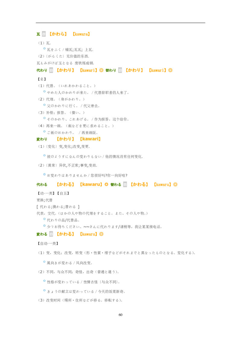 考研日语大纲7000词汇解析_203考研（日语）历年真题资料_203日语-复习资料