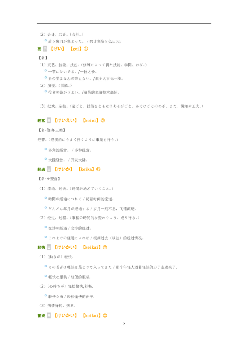 考研日语大纲7000词汇解析_203考研（日语）历年真题资料_203日语-复习资料