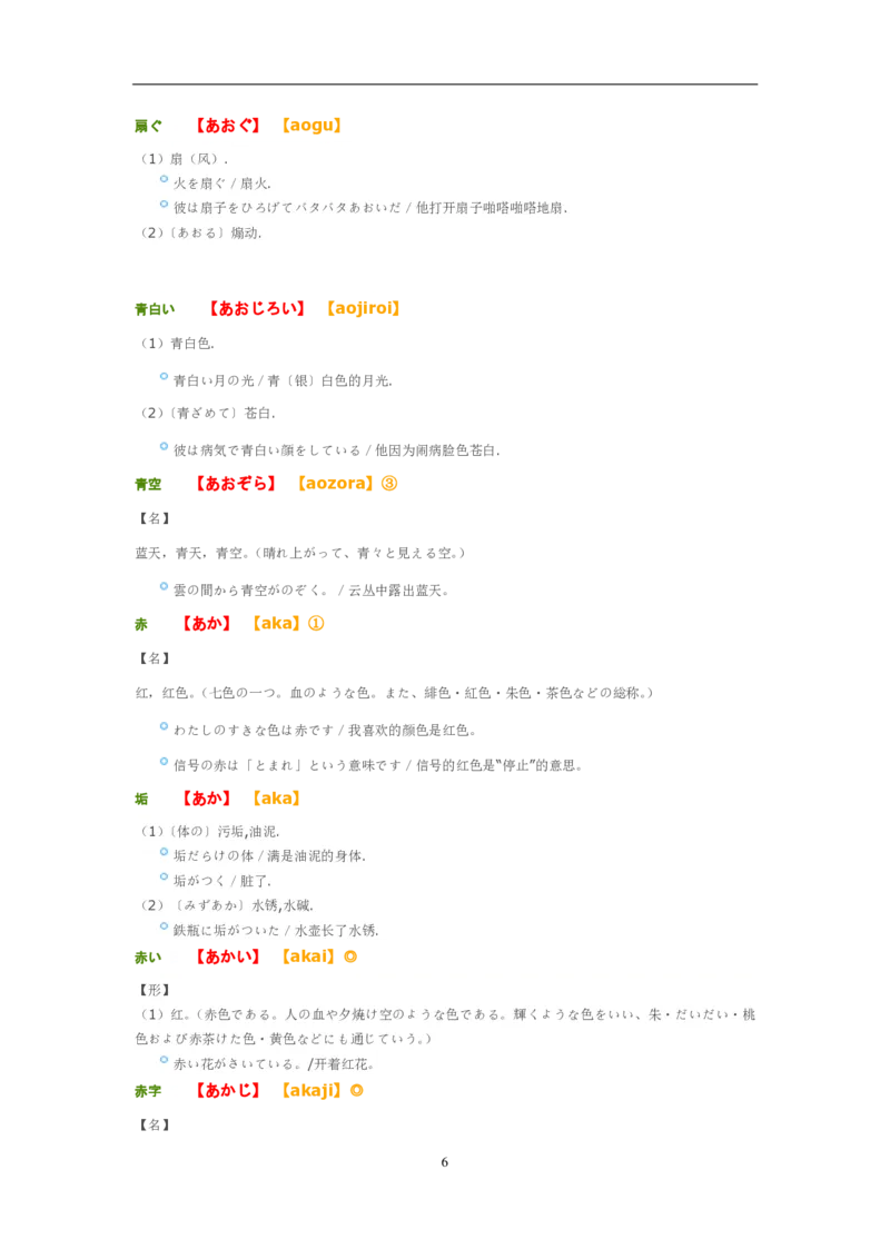 考研日语大纲7000词汇解析_203考研（日语）历年真题资料_203日语-复习资料