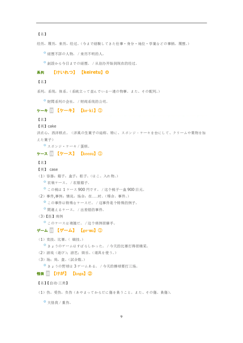 考研日语大纲7000词汇解析_203考研（日语）历年真题资料_203日语-复习资料