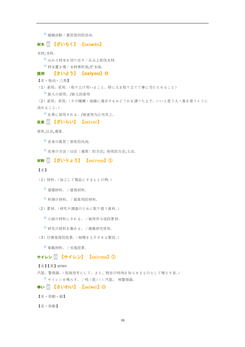 考研日语大纲7000词汇解析_203考研（日语）历年真题资料_203日语-复习资料