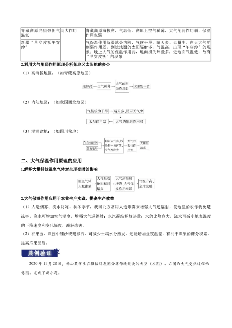 重难点03地球上的大气-2024年高考地理热点&middot;重点&middot;难点专练（新高考专用）（原卷版）_新高考复习资料_2024年新高考复习资料_专项复习资料