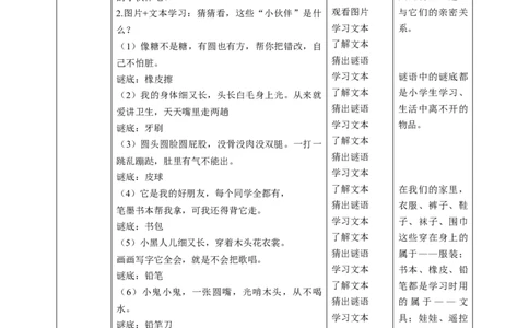 第11课《让我自己来整理》第一课时（教学设计）-（统编版）_26新一年级道法下册（统编版）_老课标资料_2、教学教案部编一下道法_教案(配套有动画推荐)
