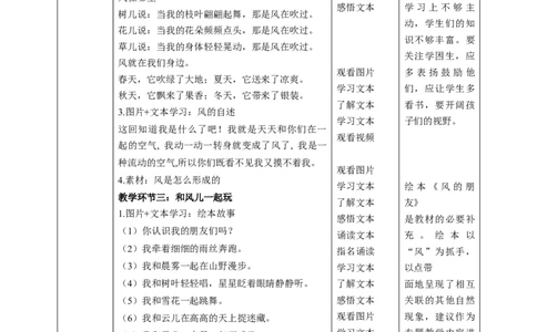 第5课《风儿轻轻吹》第一课时（教学设计）-（统编版）_26新一年级道法下册（统编版）_老课标资料_2、教学教案部编一下道法_教案(配套有动画推荐)