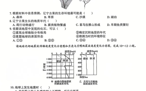 广西&ldquo;贵百河&mdash;武鸣高中&rdquo;2024-2025学年高一上学期12月新高考月考地理试题_2024年12月试卷_1220广西壮族自治区&ldquo;贵百河-武鸣高中&rdquo;2024-2025学年高一上学期12月月考试题