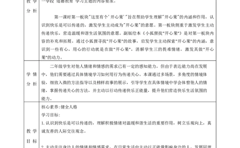 第3课《做个&ldquo;开心果&rdquo;》（第一课时）教学设计(1)(1)_26新二年级道法下册（统编版）_版本一_部编版道德与法治2下_2026春新版_第一套_01.道德2下-教案+PPT课件第1套已更到第4课