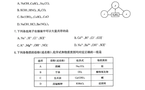 扫描全能王2025-11-0614.28_2025年11月高一试卷_251113黑龙江省齐齐哈尔市普高联谊校2025-2026学年高一上学期11月期中考试