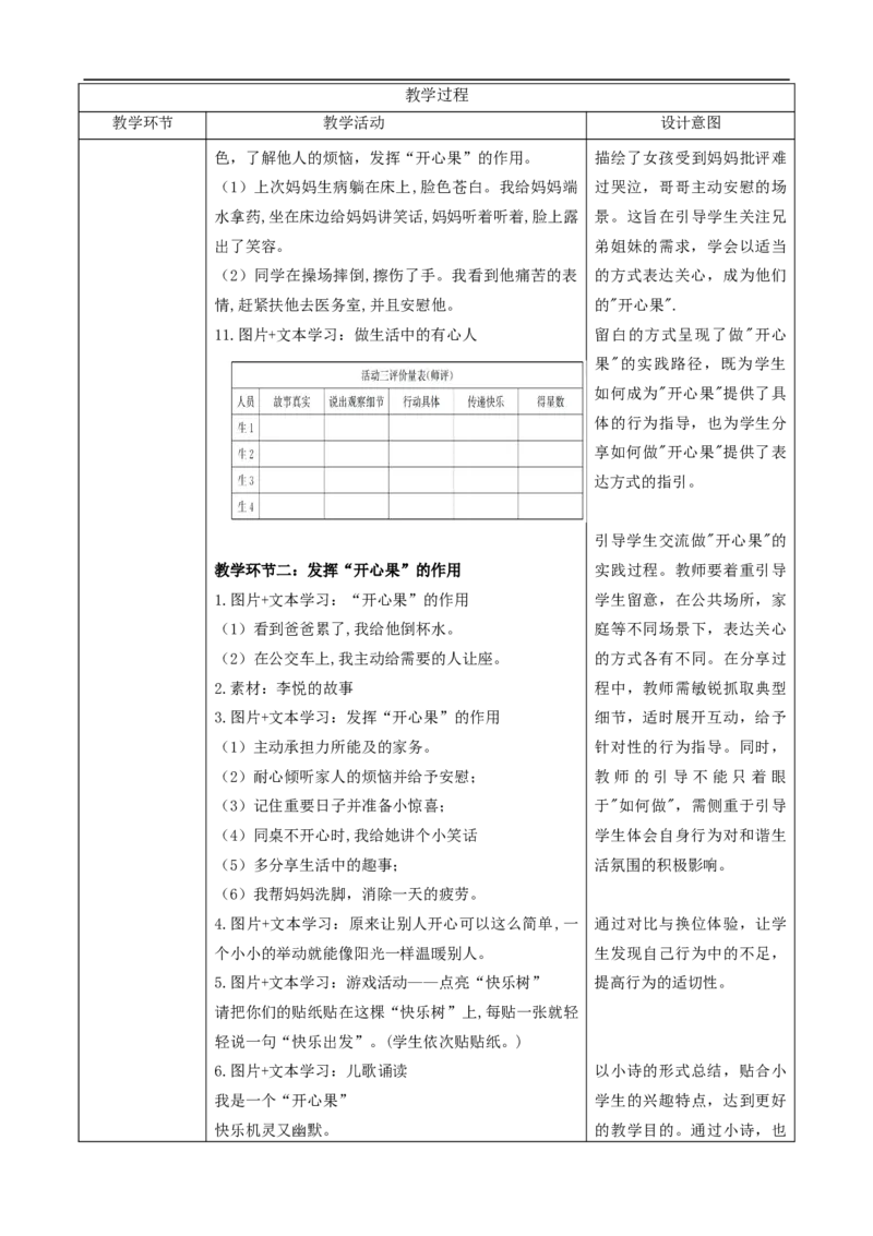 第3课《做个&ldquo;开心果&rdquo;》（第二课时）教学设计(1)(1)_26新二年级道法下册（统编版）_版本一_部编版道德与法治2下_2026春新版_第一套_01.道德2下-教案+PPT课件第1套已更到第4课