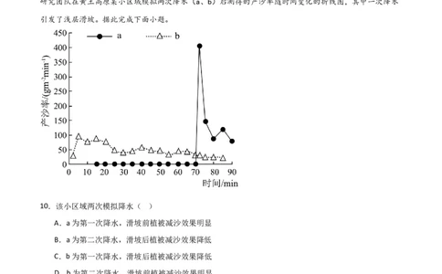 考点巩固卷04地球上的水（原卷版）_新高考复习资料_2024年新高考复习资料_一轮复习资料_完2024年高考地理一轮复习考点通关卷（新高考）_考点巩固卷